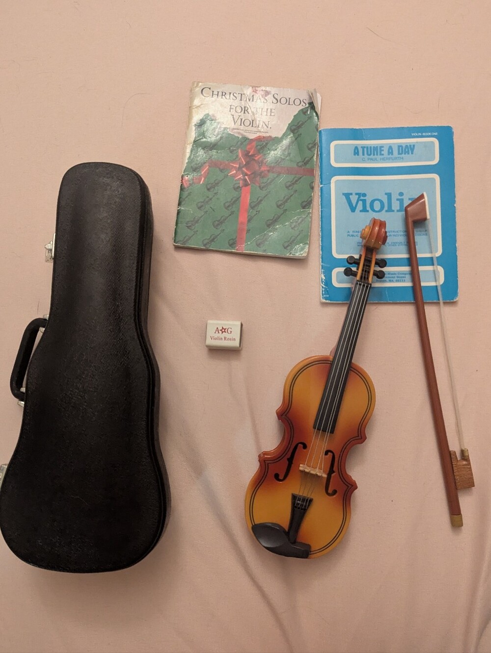 American Girl Sunburst Violin Outfit with Black Case